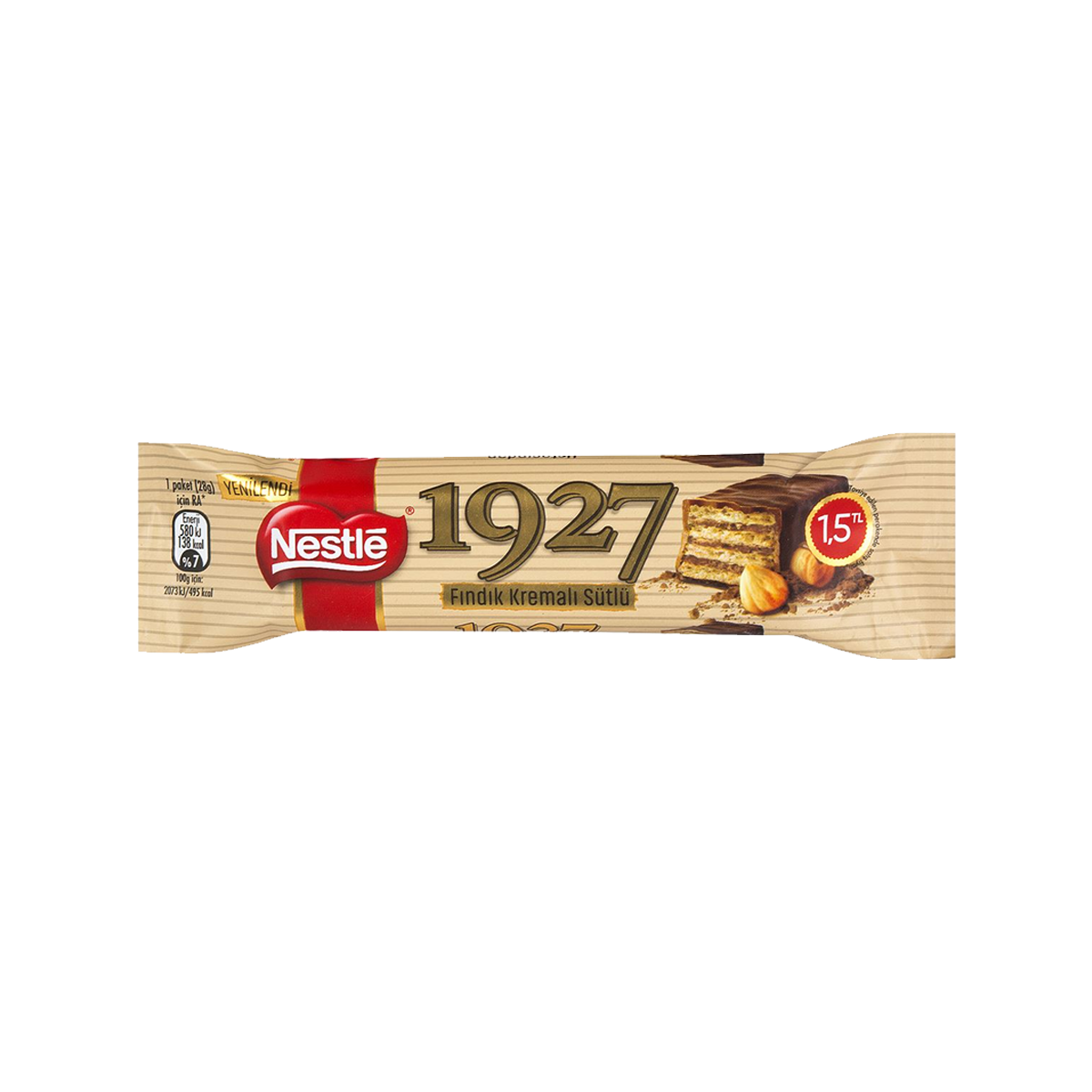 Nestle Gofret 1927 F?nd?k Kremal? Sutlu 28g