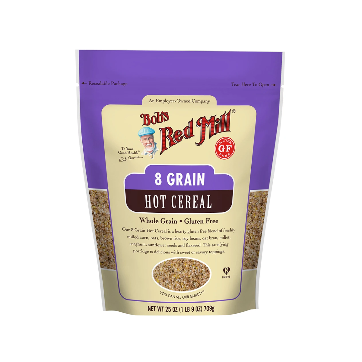 Bob's Red Mill, 8 Grain Hot Cereal, Case Of 4, 25 oz