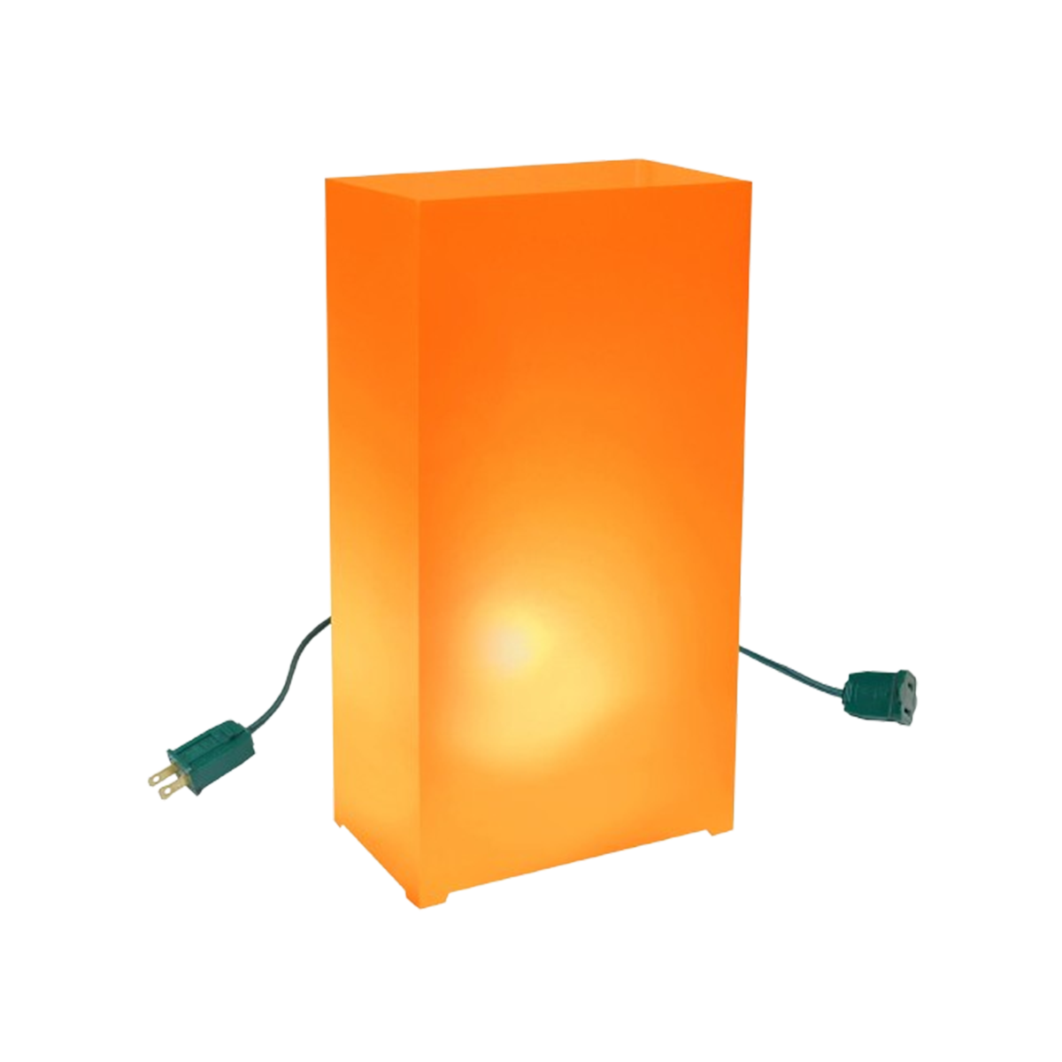 LumaBase Electric Luminaria Kit, Orange -    Set of 10