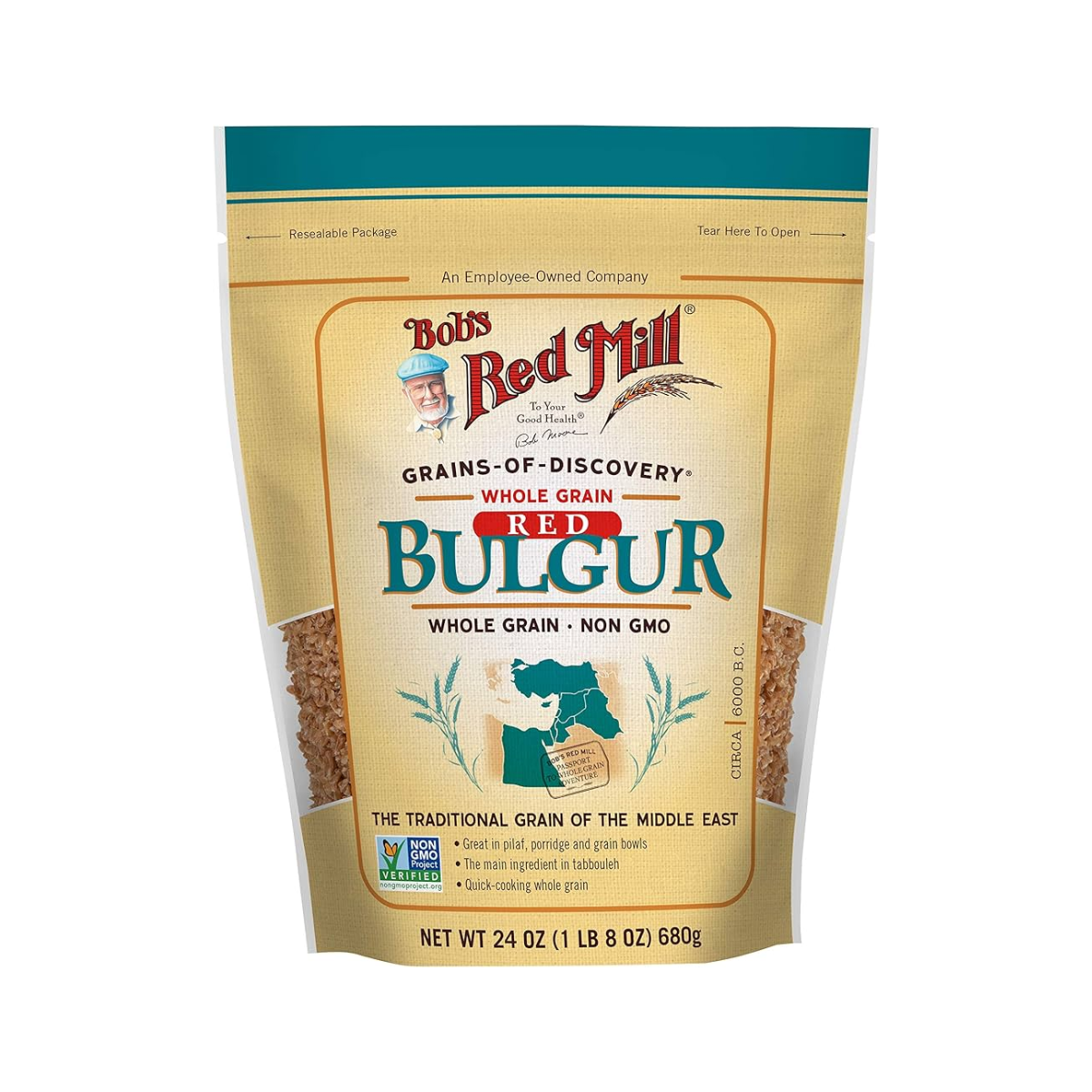 Bob's Red Mill, Bulgur Wheat, Case Of 4, 24 oz