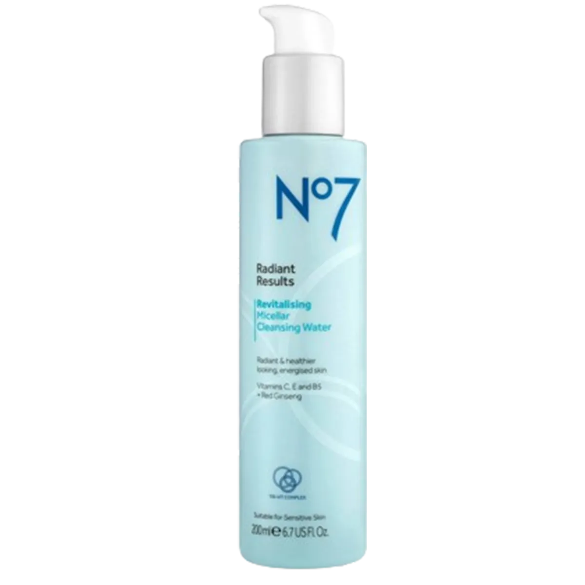 No7 Radiant Results Revitalising Micellar Cleansing Water 200ml