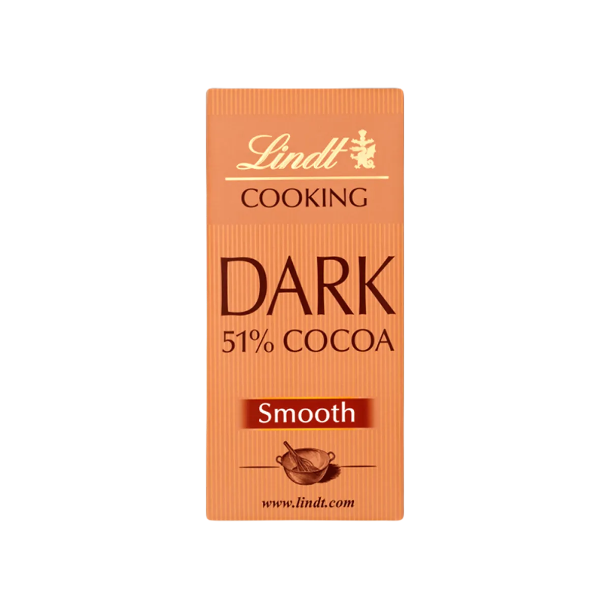 Lindt Dark Cooking Chocolate 51% Cocoa Intense 200g