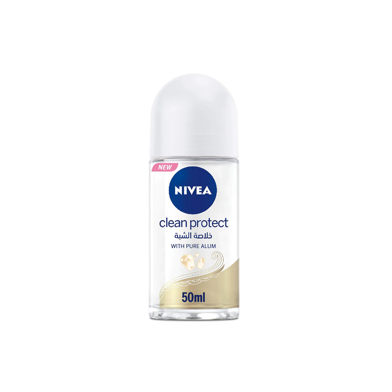 Nivea Deodorant Roll On Clean Protect 50ml