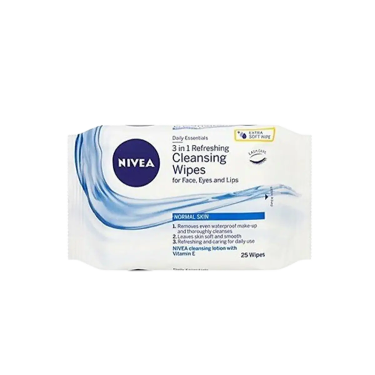 Nivea 3In1 Refreshing Cleansing Wipes Springs 25Wipes