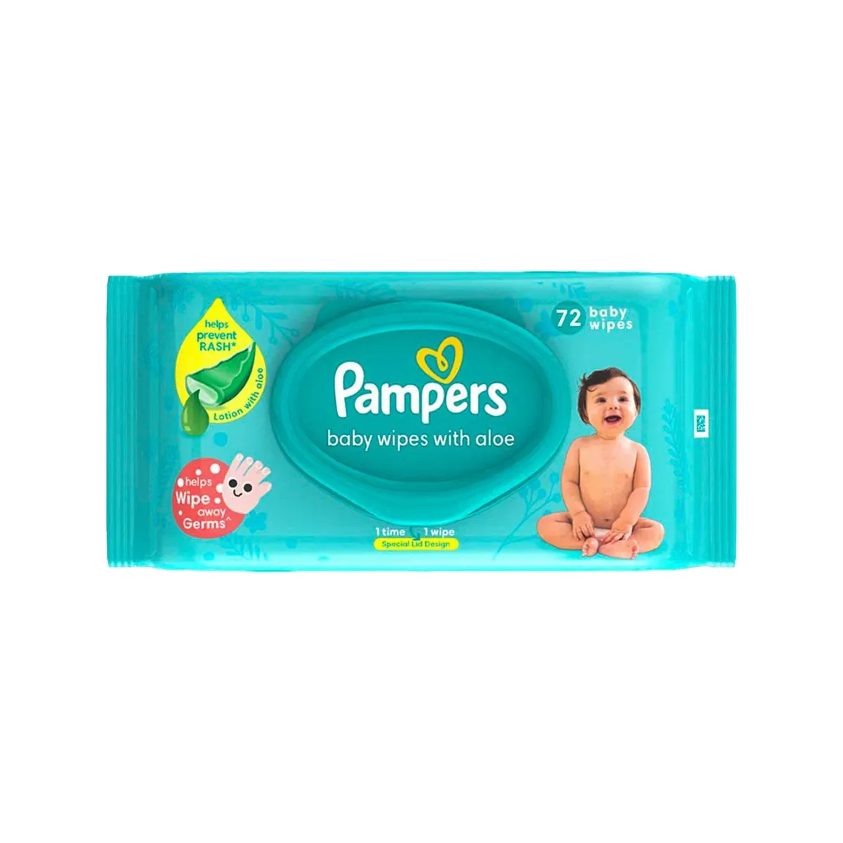 Pamper Wipes 72Pcs