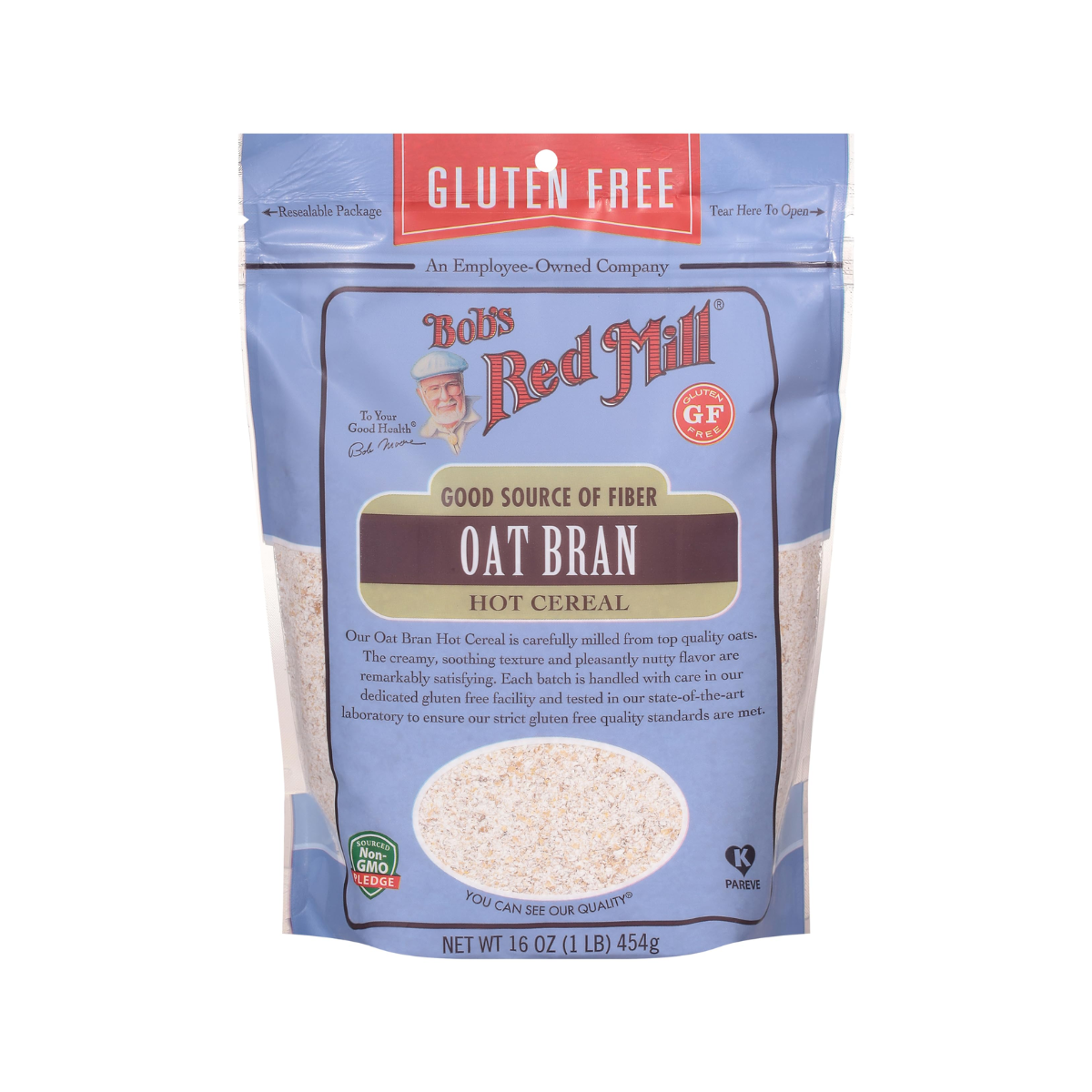 Bob's Red Mill, Oat Bran Gluten Free, Case Of 4, 16 oz