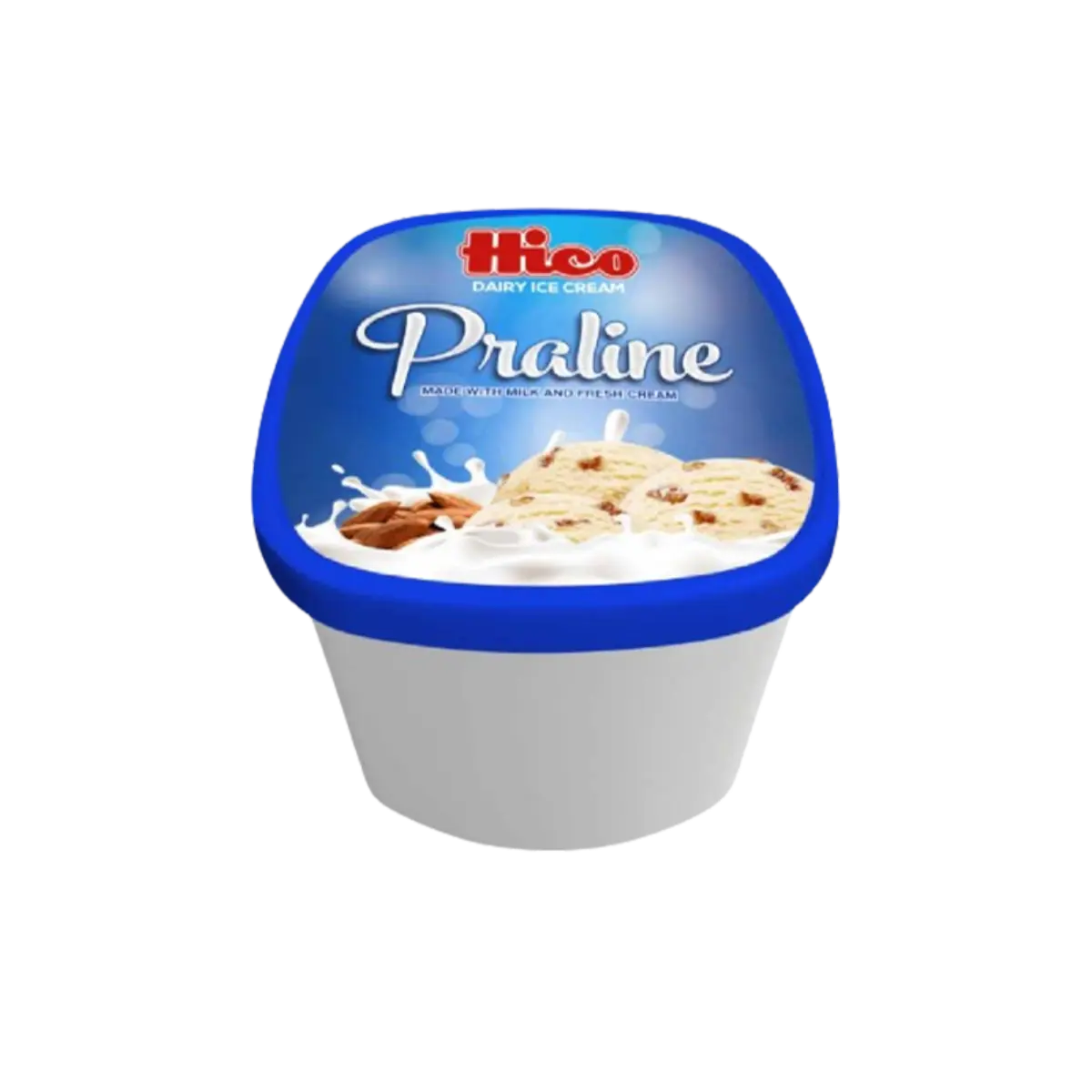 Hico Ice Cream Praline Brick Pack 750Ml