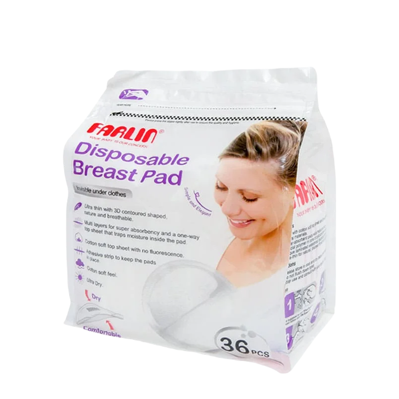 Farlin Breast Pad with wing 36 pads