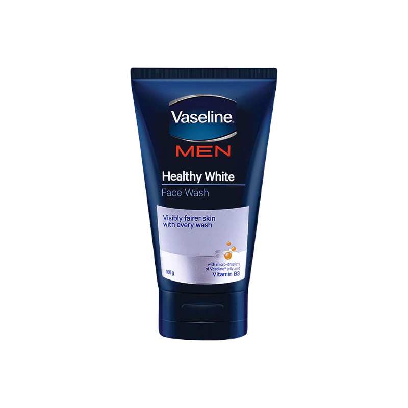 Vaseline Men Face Wash Healthy White 100g