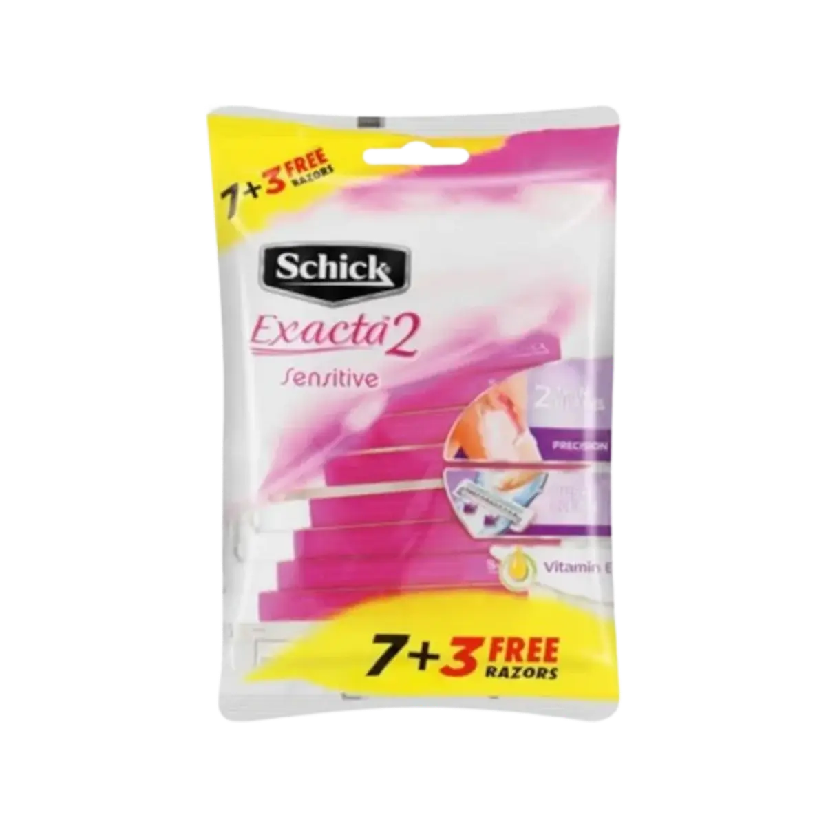 Schick Exacta 2 Sensitive Razors (7 + 3 Free)