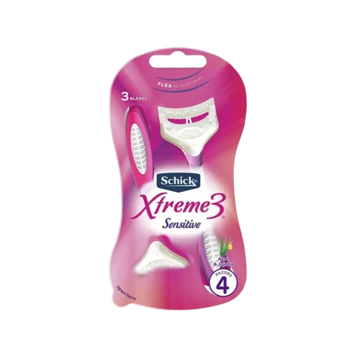 Schick Xtreme 3 Women Disposable Razor 4 Pcs