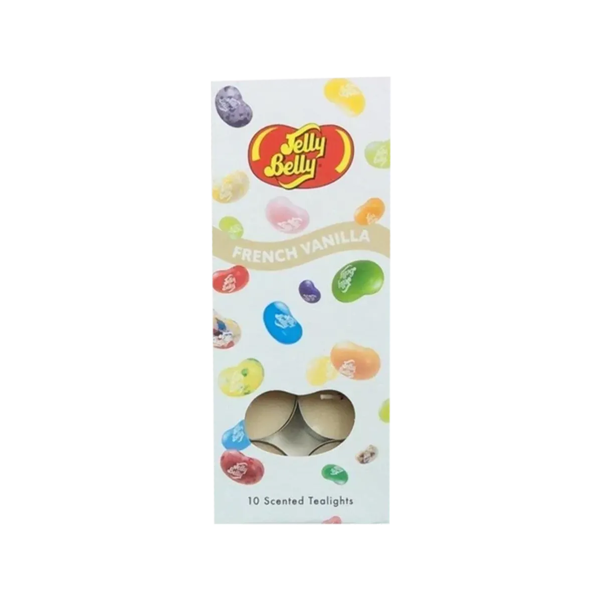 Jelly Belly Scented Tealight Candles French Vanilla 10 Pack