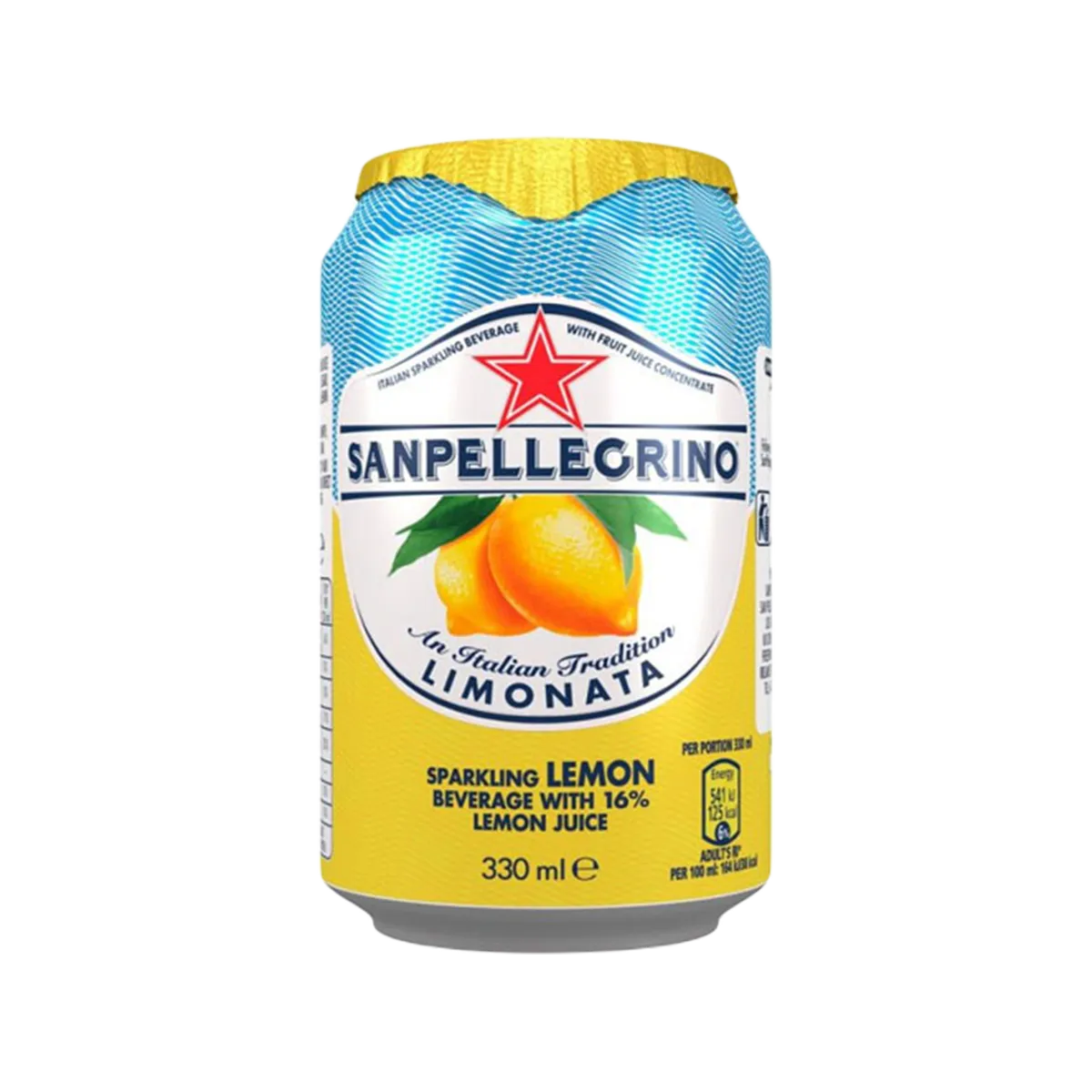 San Pellegrino Drink Lemon Tin 330ml