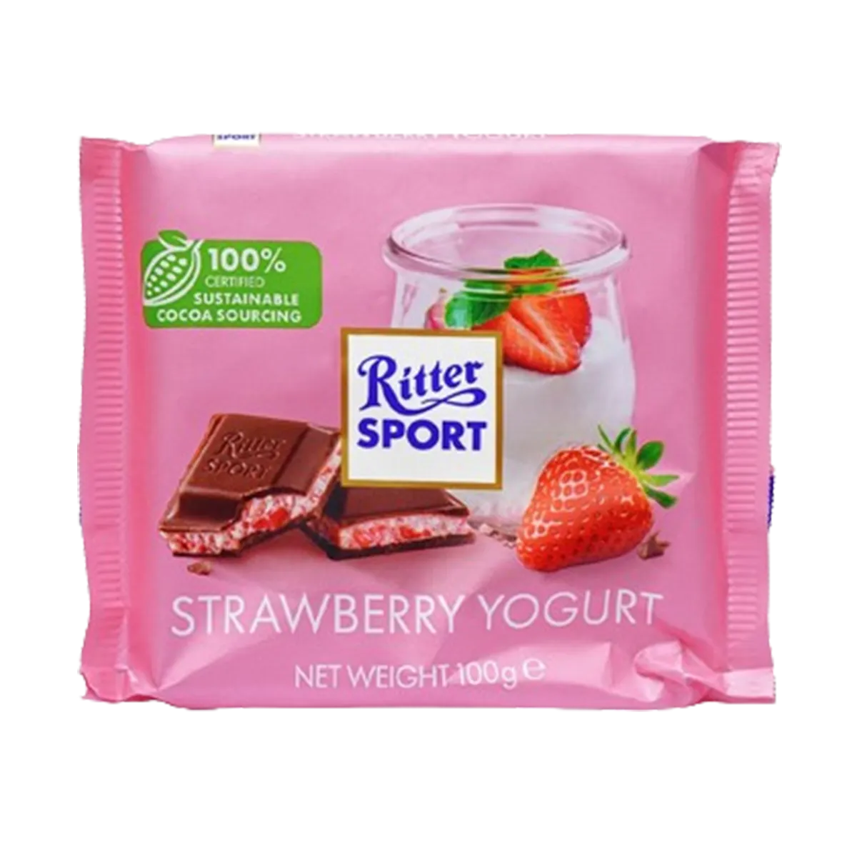 Ritter Sport Strawberry Yogurt 100g