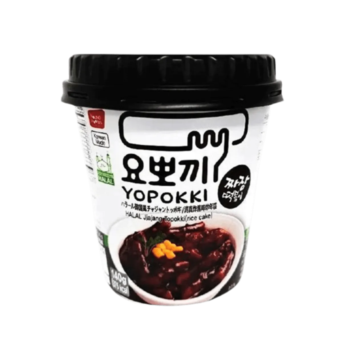 Yopokki Rice Cake Jjajang Cup 140g