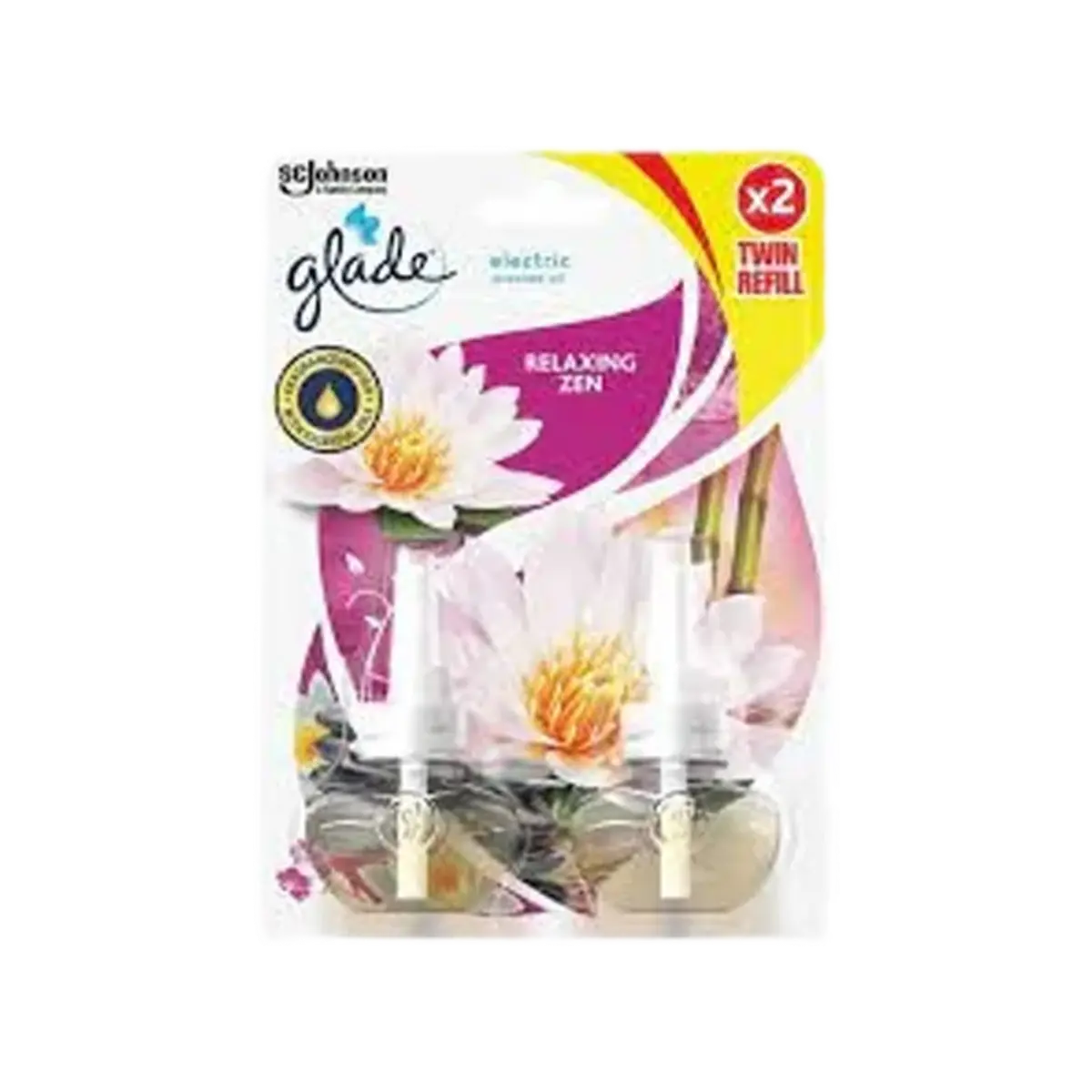 Glade Plug In Oil Refill Relaxing Zen 20Ml (Twin Pack)