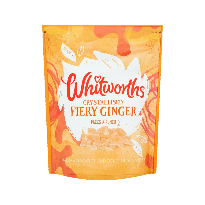 Whitworths Crystallised Fiery Ginger 175g
