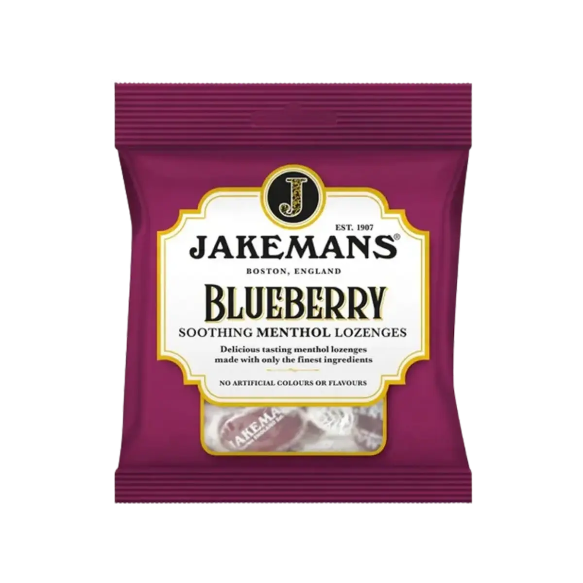 Jakemans Blueberry Soothing Menthol Lozenges 73G