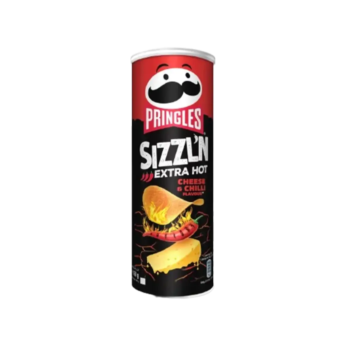 Pringles Sizzln Chips Extra Hot 165G
