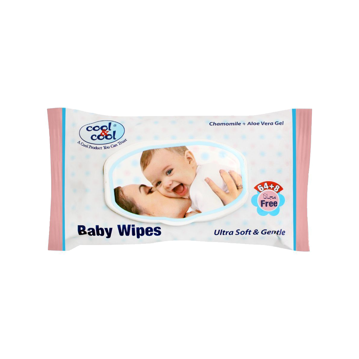Cool&Cool Baby Wipes 72S