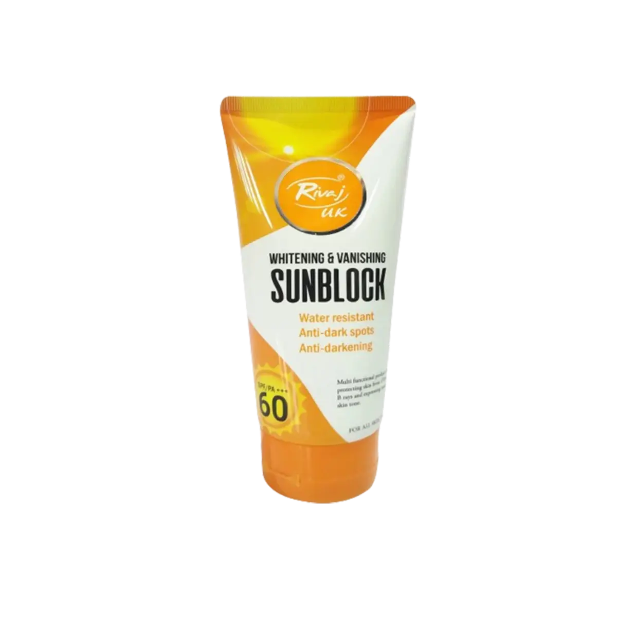 Rivaj Whitening & Vanishing Sunblock Spf 60 50Ml