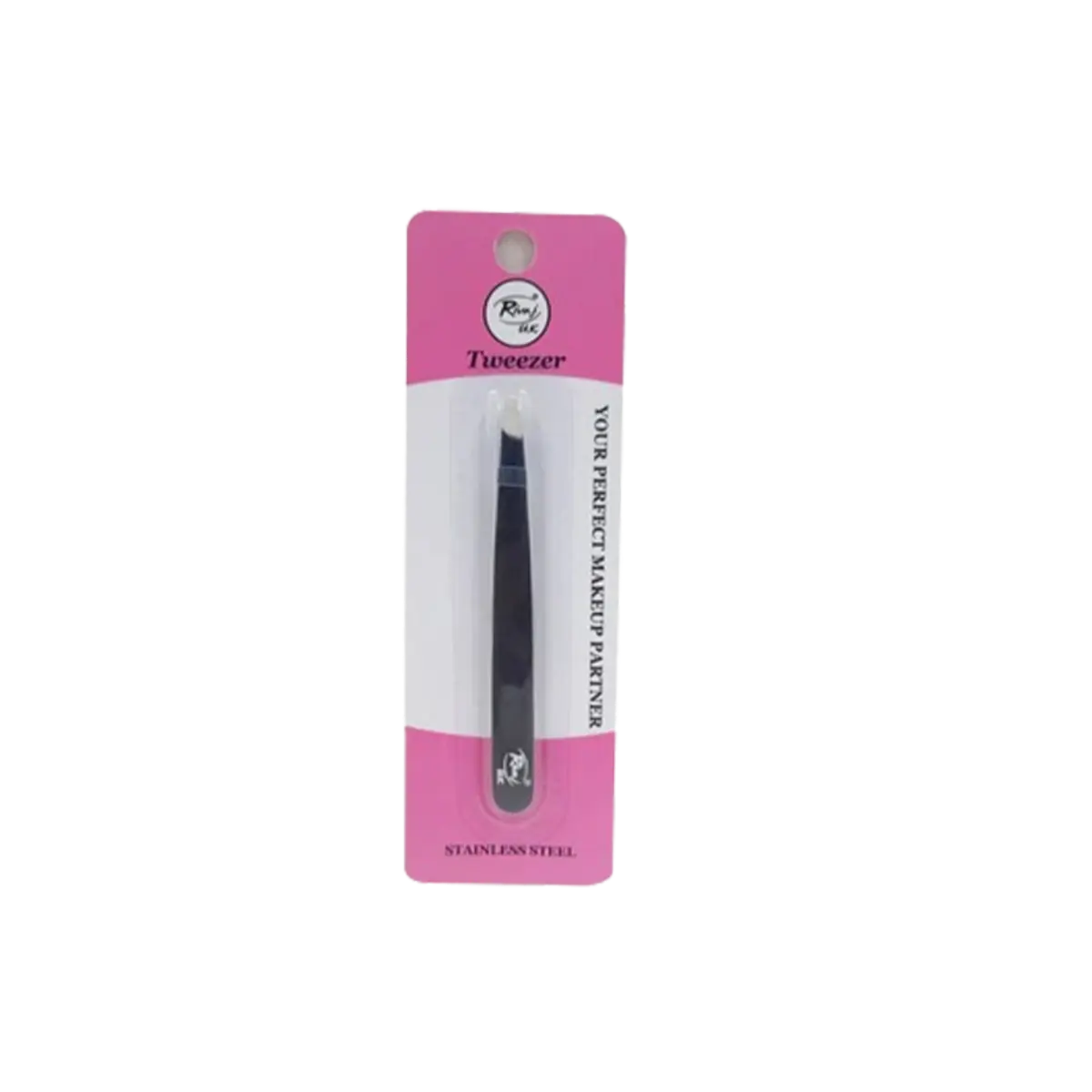 Rivaj Metallic Black Tweezer