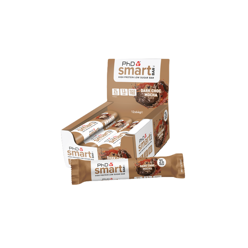 Phd Smart Dark Choc Mocha Low Suger Bar 64g