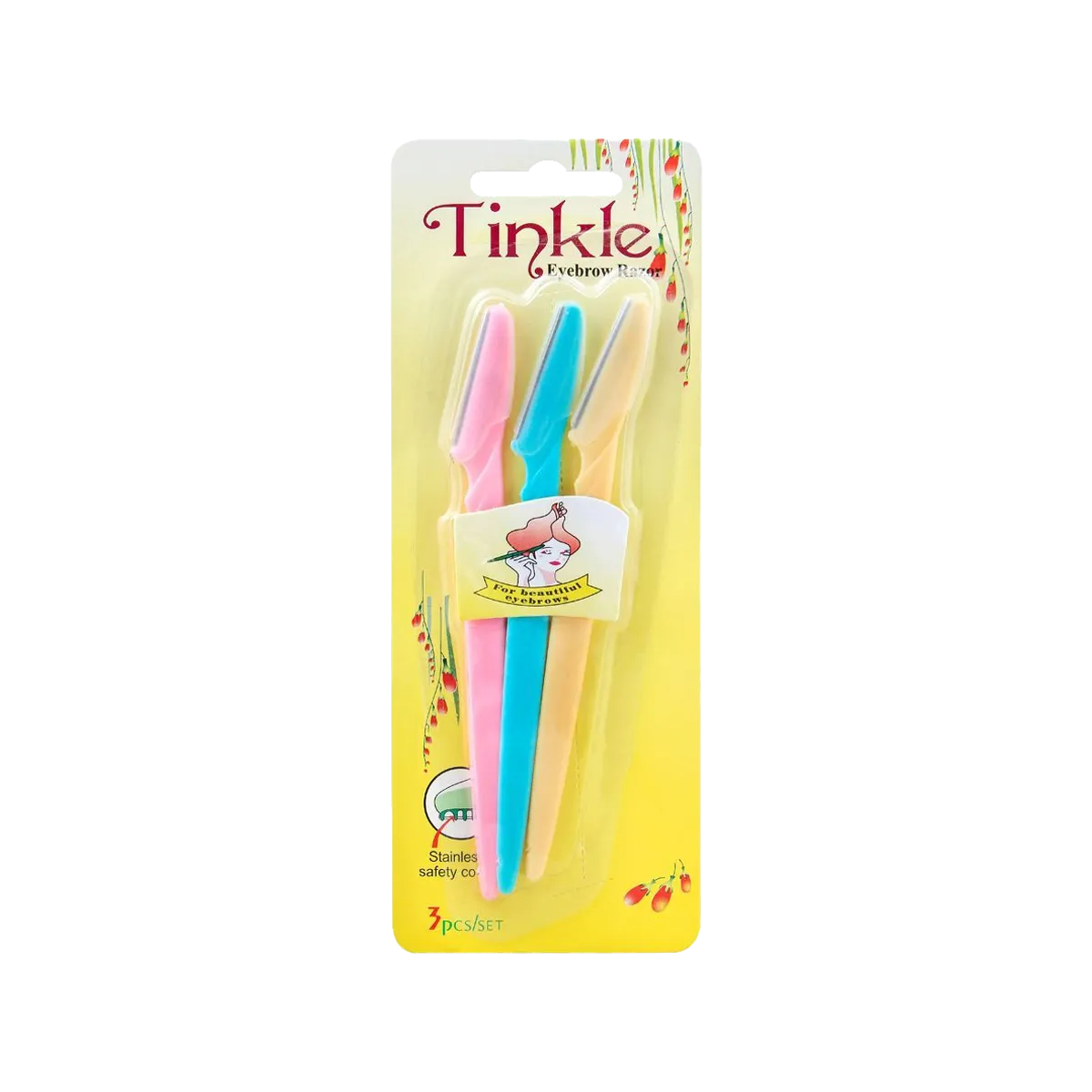 Tinkle Eyebrow Razor 3Pcs