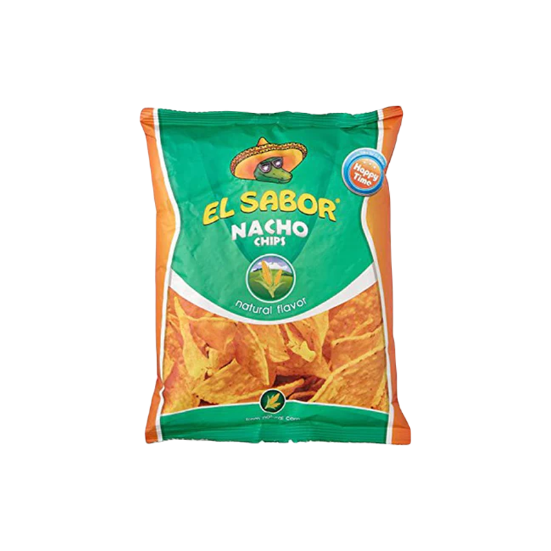 El Sabor Nacho Chips Natural Unsalted 100g