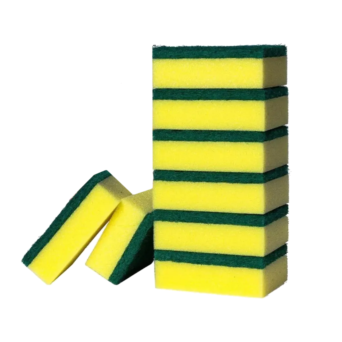 Micron Rainbon Clean Scrub Kitchen Sponges 10Pic