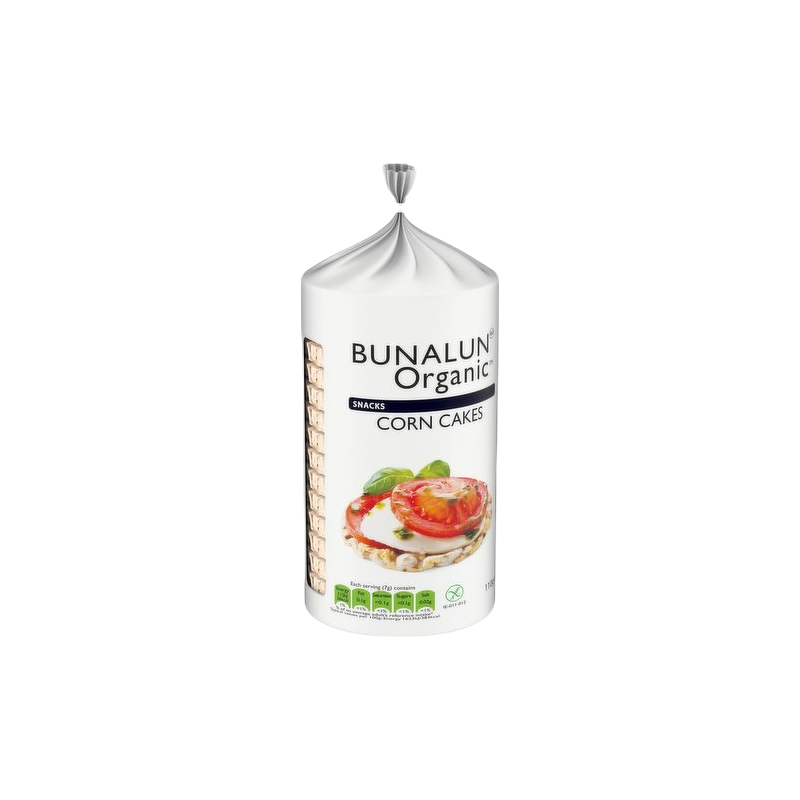 Bunalun Organic Snacks Corn & Cakes 110g
