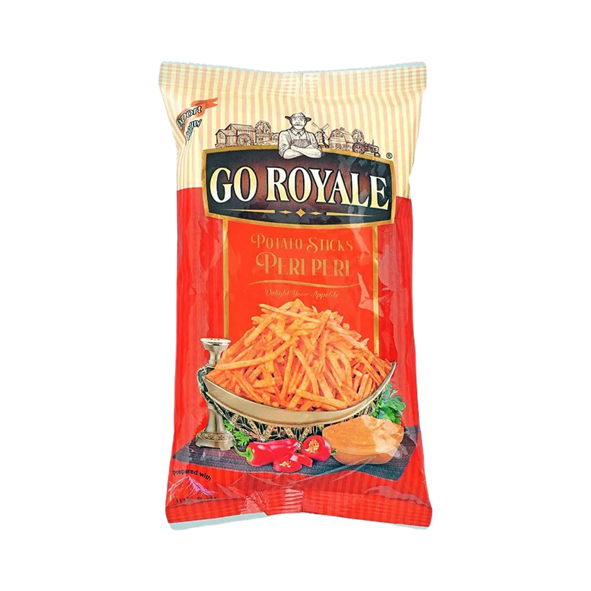 Go Royale Peri Peri Potato Sticks 110g