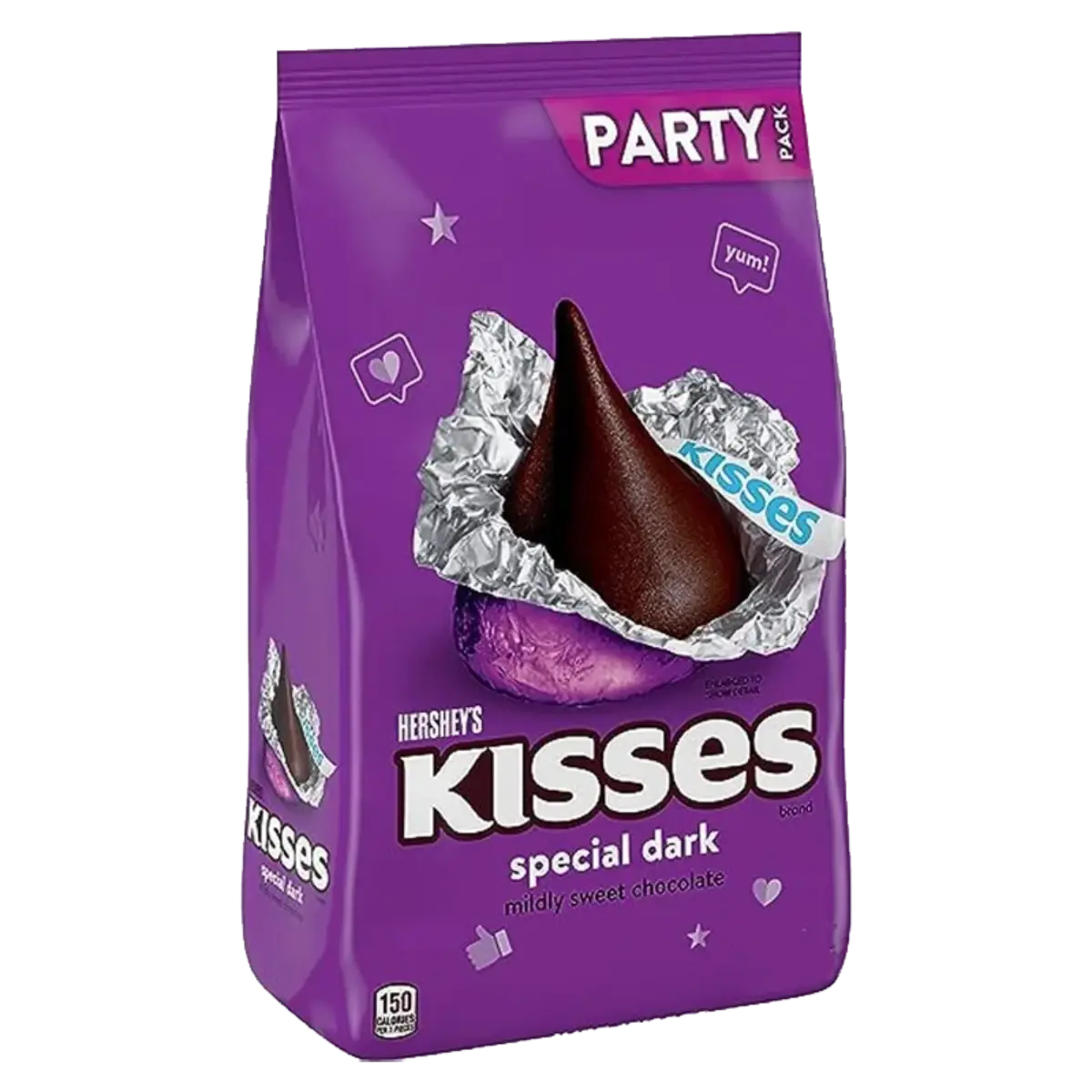 Hershys Kisses Dark Chocolate Bags 630G