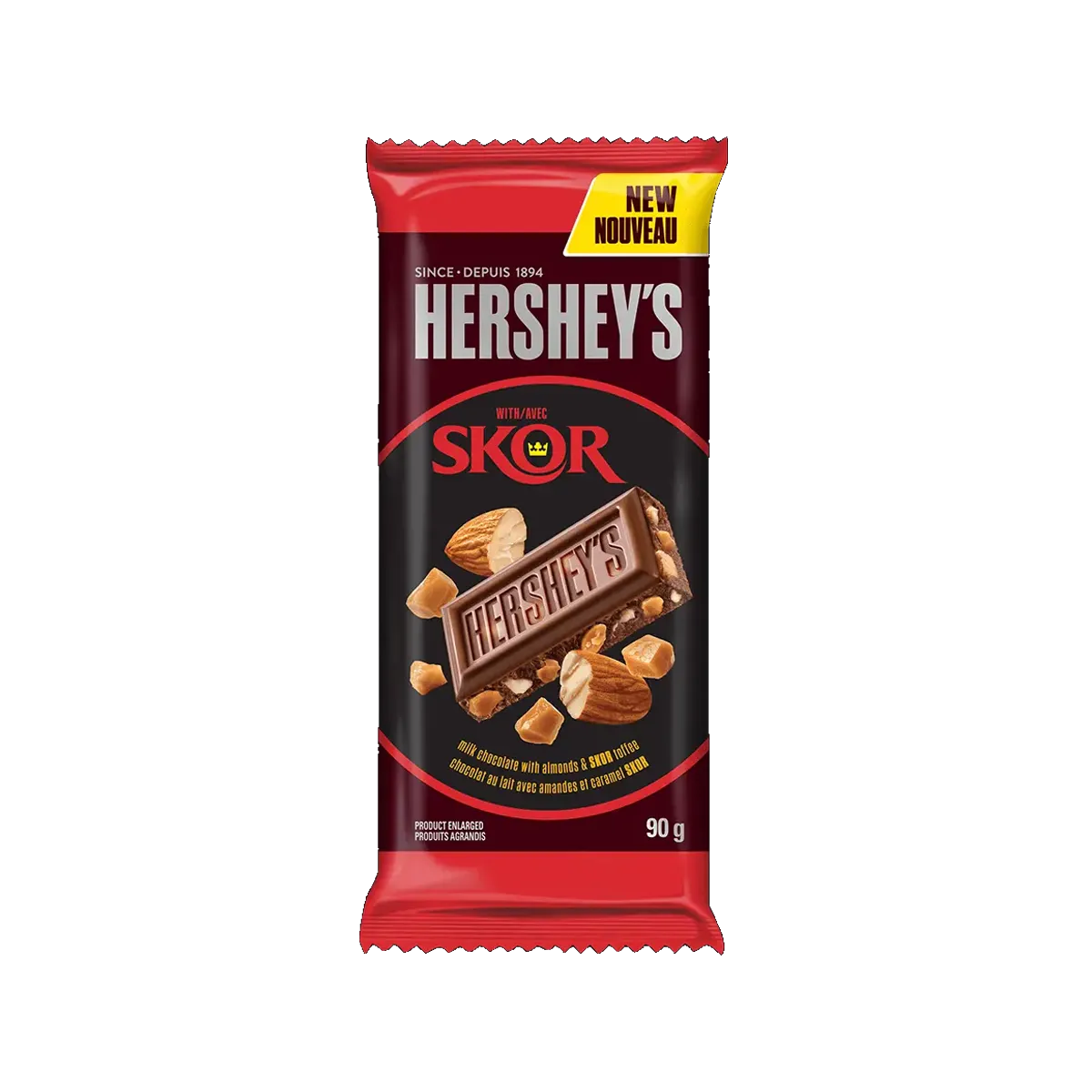 Hersheys Skor Milk Chocolate With Almond Bar 90G