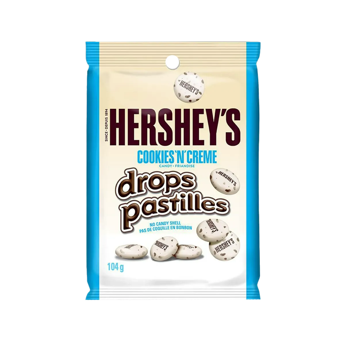 Hersheys Cookies N Creme Drops Patilines 104G