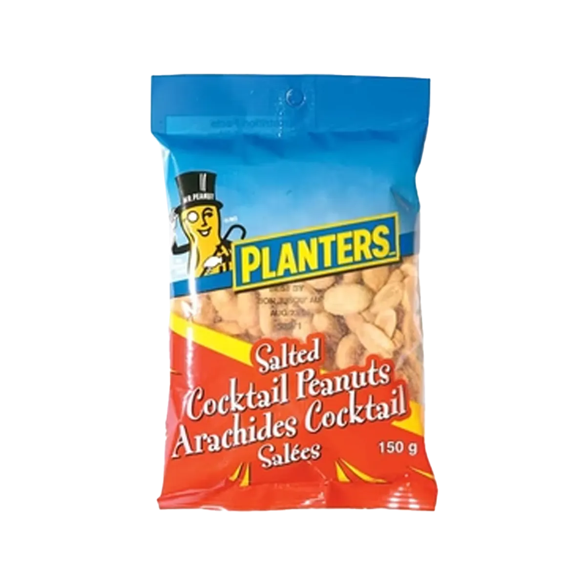 Planters Salted Cocktail Peanuts Arachides 150G