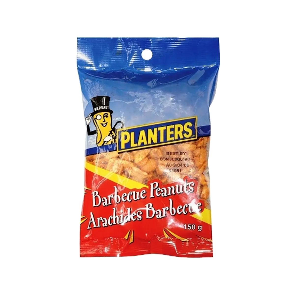 Planters Barbecue Peanuts Arachides 150G