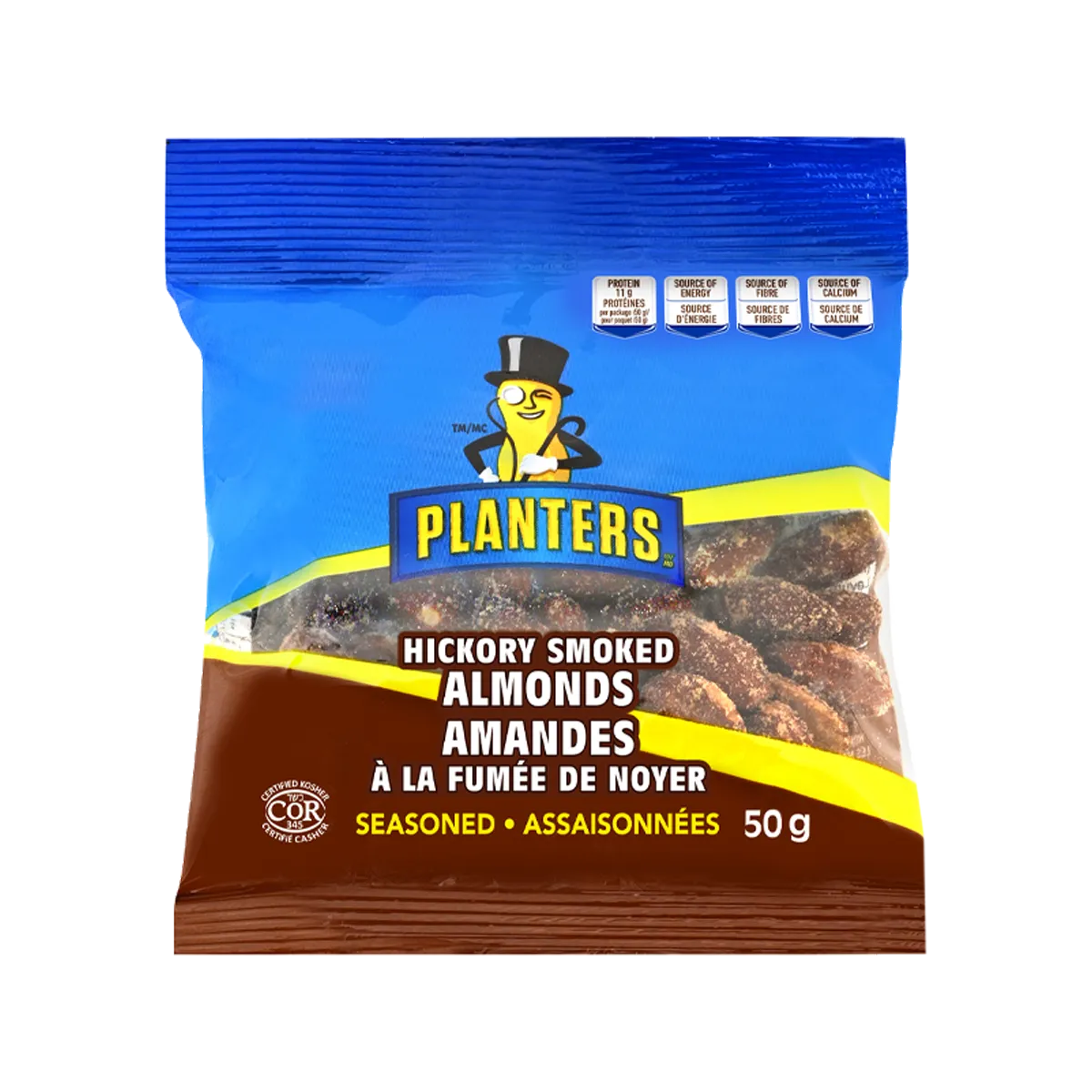 Planters Hicory Smoked Almonds 50G
