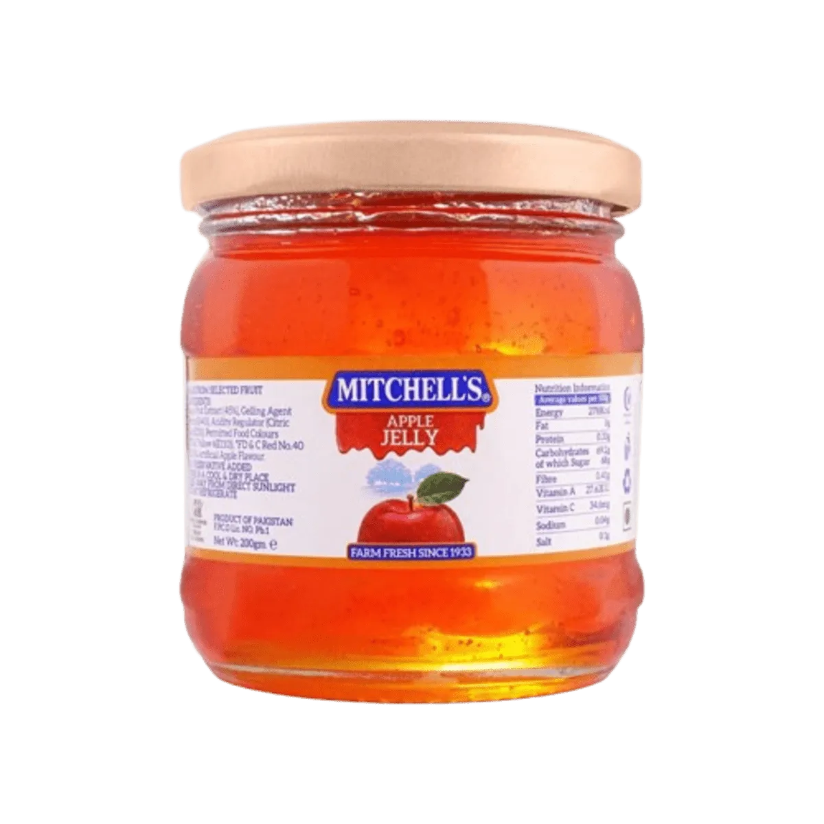 Mitchells Apple Jelly 200gm