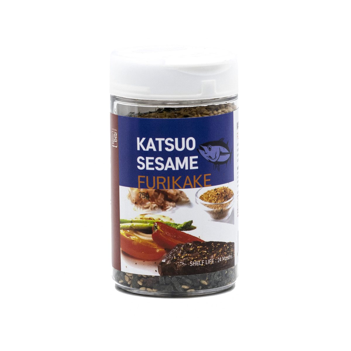 Kaneyama Furikake Asian Seasoning Katsuo Sesame - Case of 96 - 2.65 oz