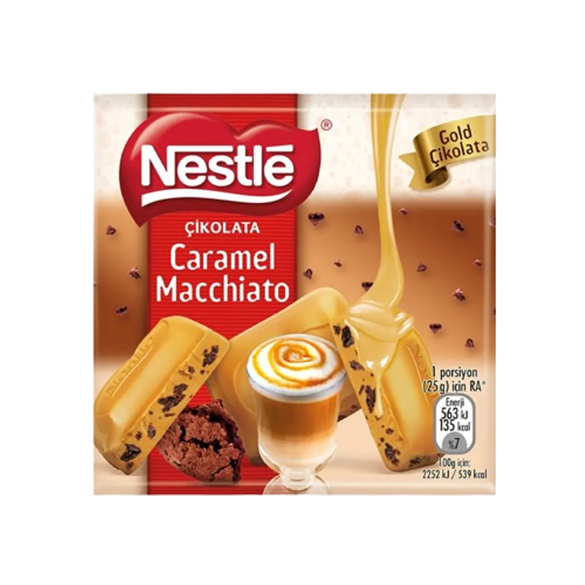 Nestle Caramel Macchiato Gold �ikolata 60 Gram