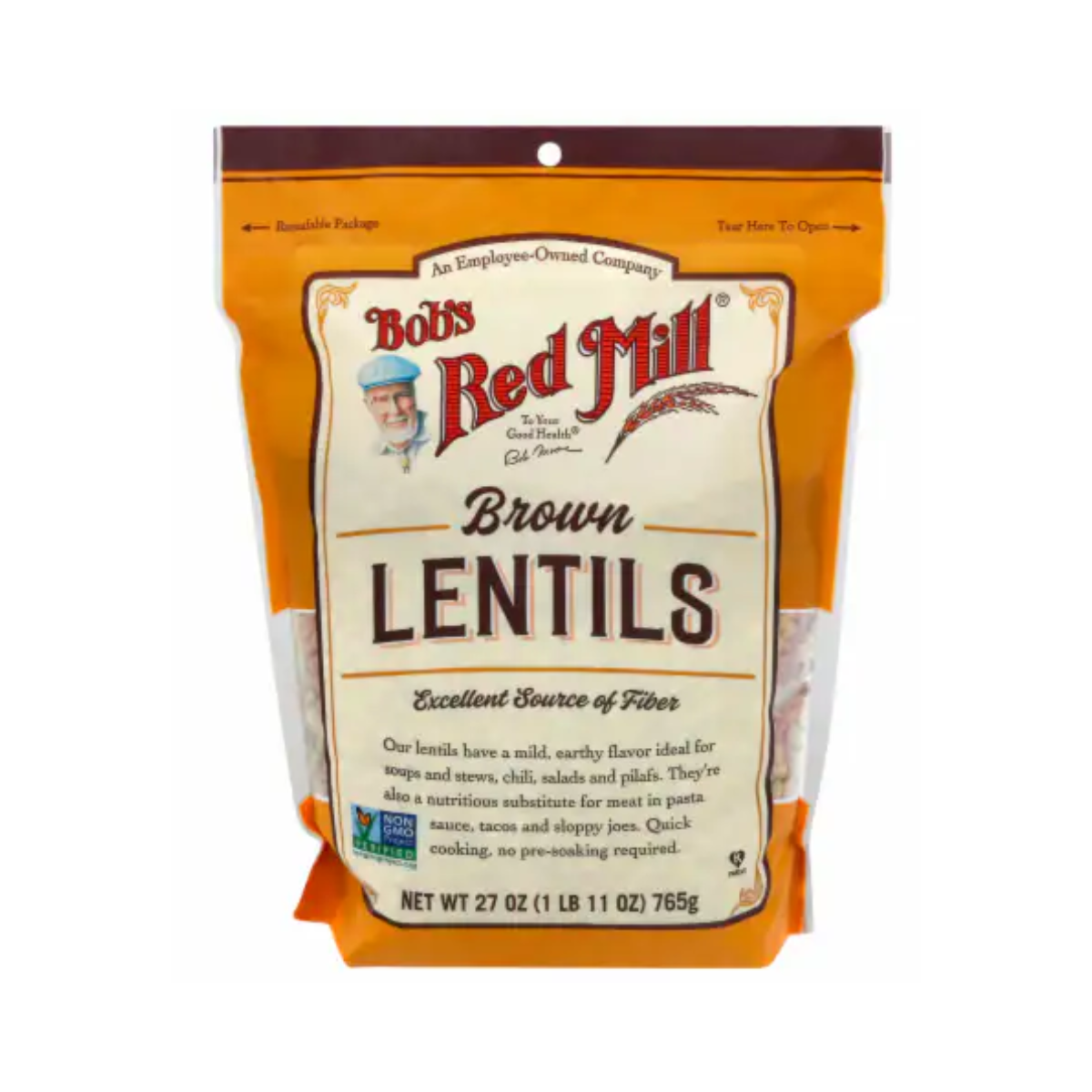 Bob's Red Mill, Beans Lentils, Case Of 4, 27 oz