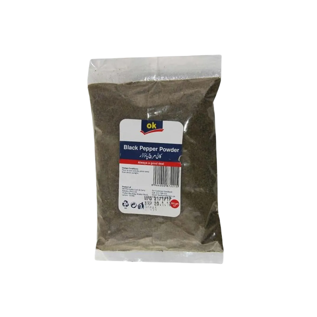 OK BLACK PEPPER POWDER 100G