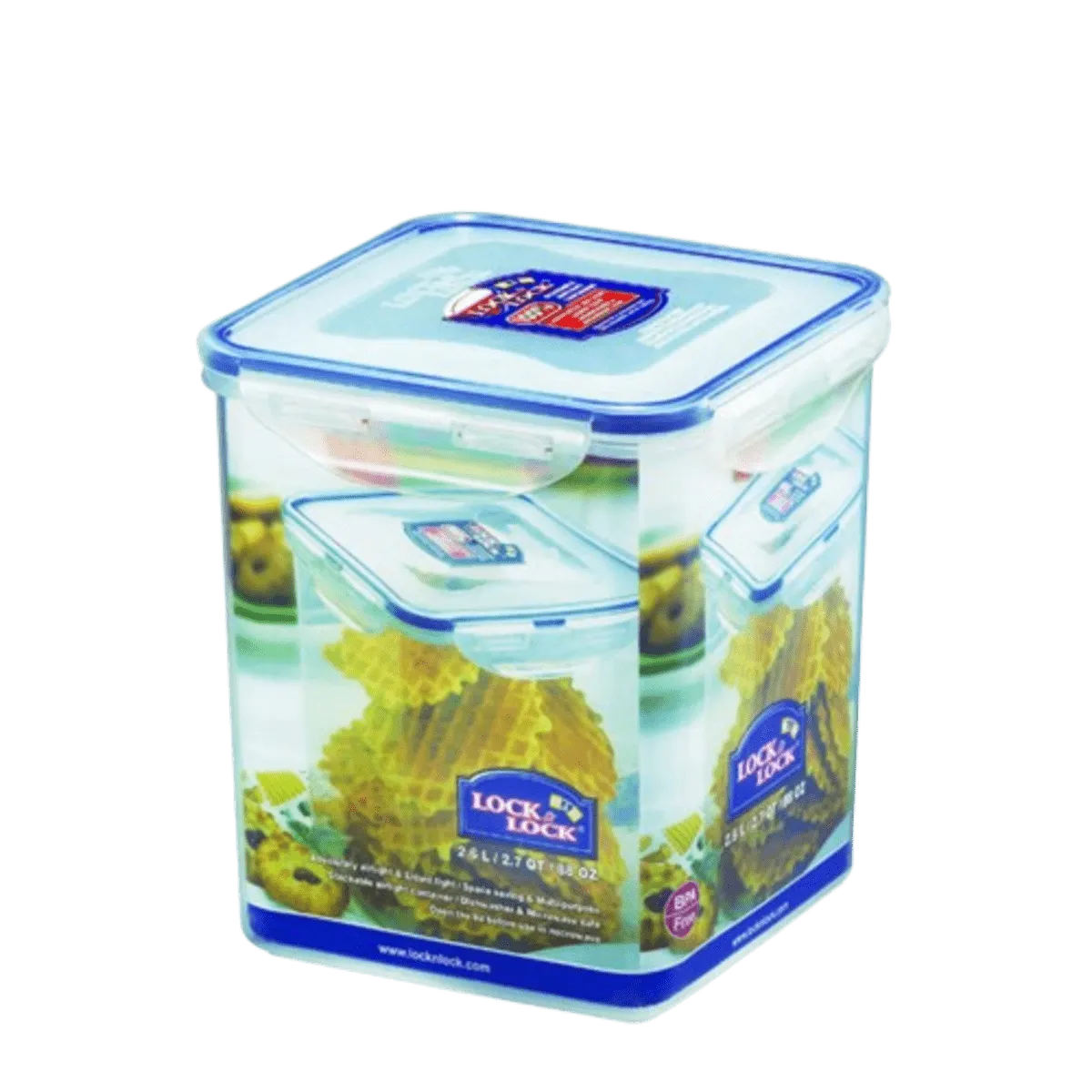 Lock and Lock Tall Square Food Container 2.6L