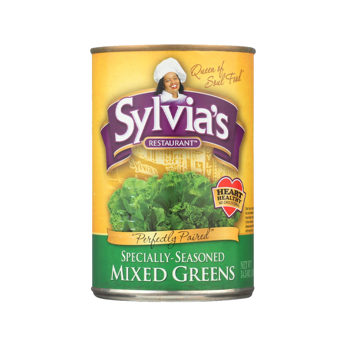 Sylvia's, Specially Seasoned Mixed Greens, Case Of 12, 14.5 oz