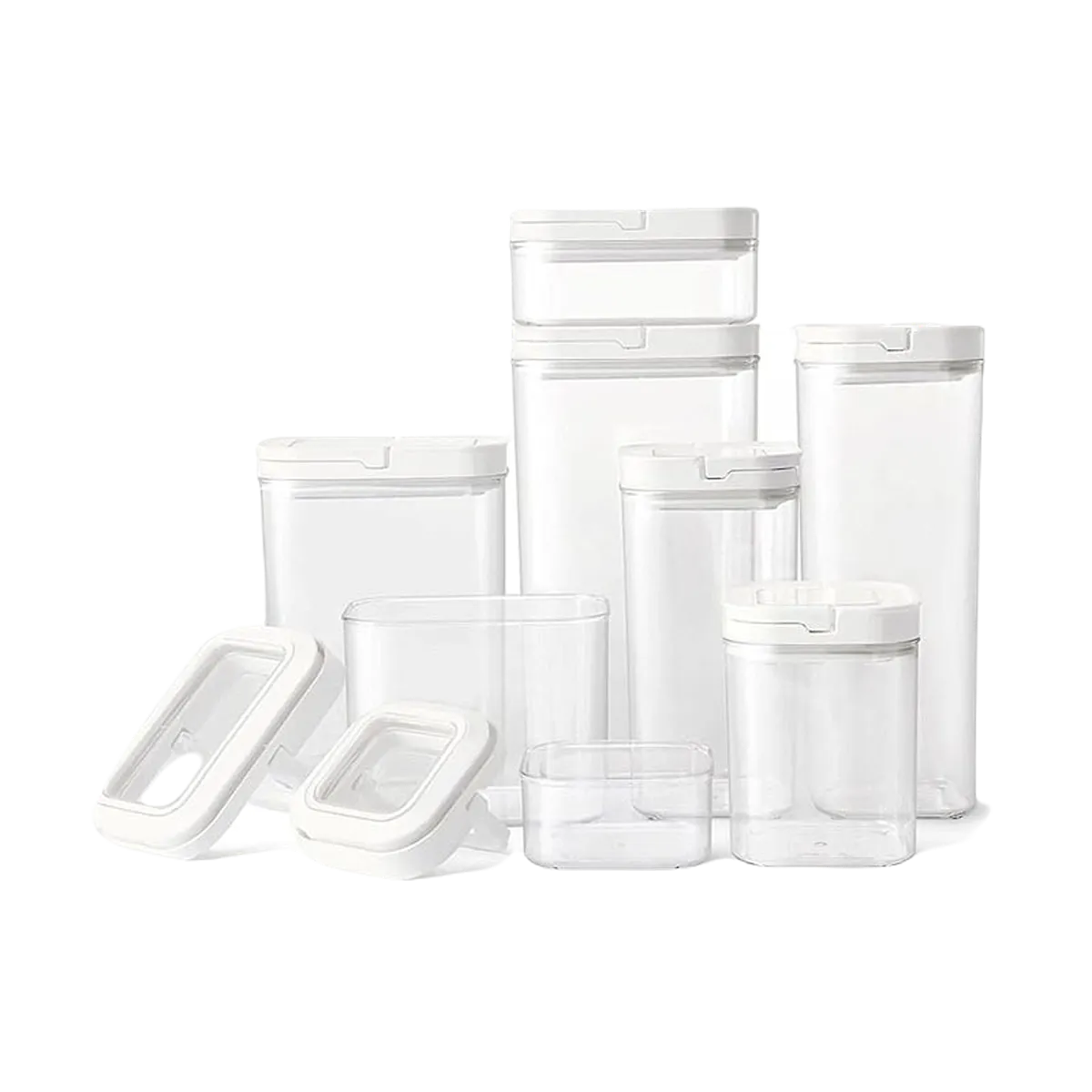 Member Mark Fliplock Storage Containers Set Of 8