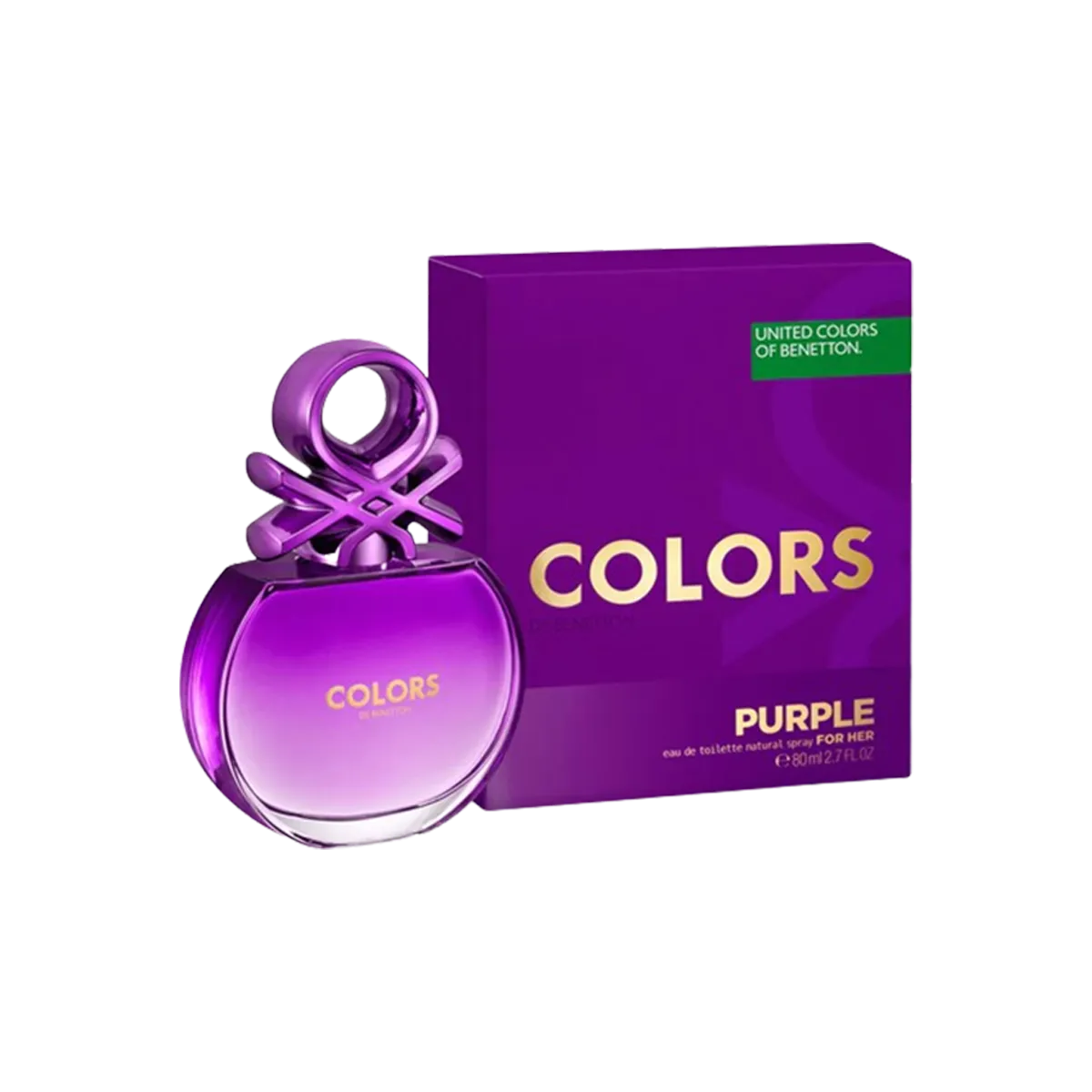 Benetton Colors Purple Eau De Toilette Spray 80ml