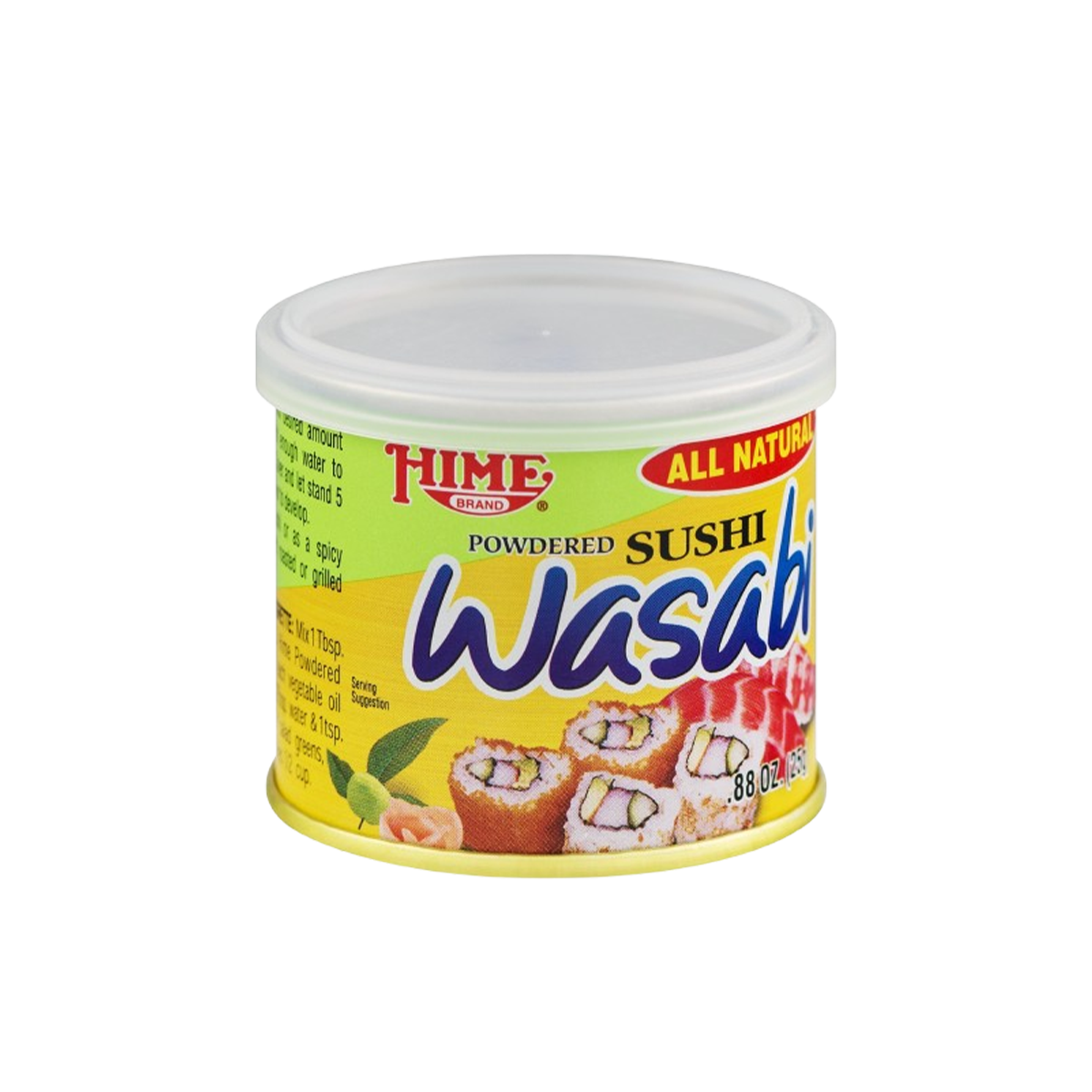 Hime, Powdered Sushi Wasabi Canister, Case Of 10, .88 oz