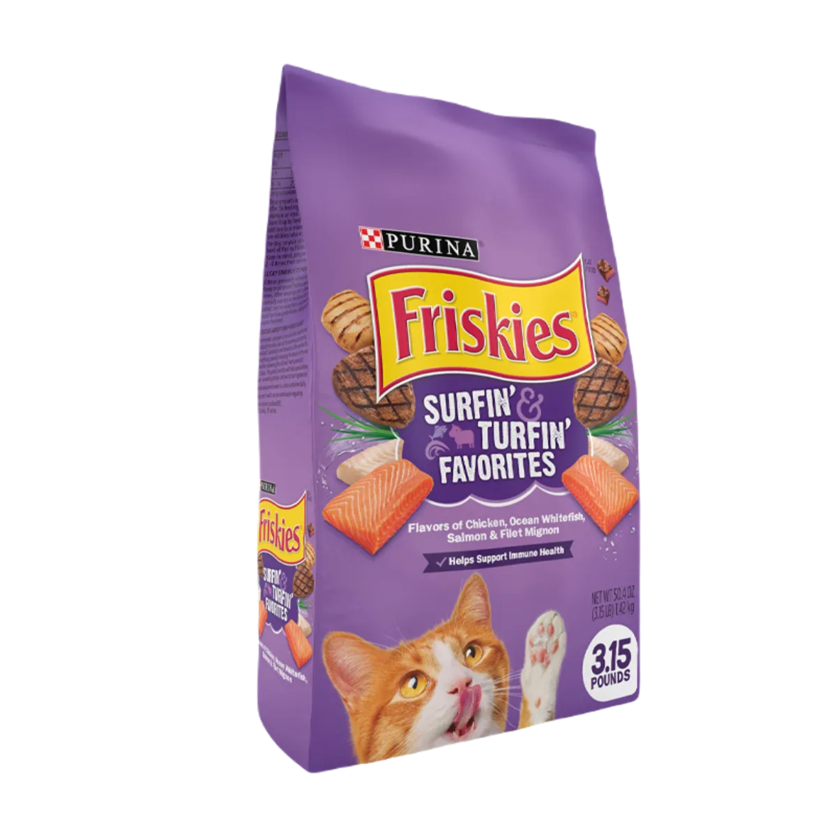 Purina Friskies Cat Food Surfin & Turfin Favorites 1.42kg