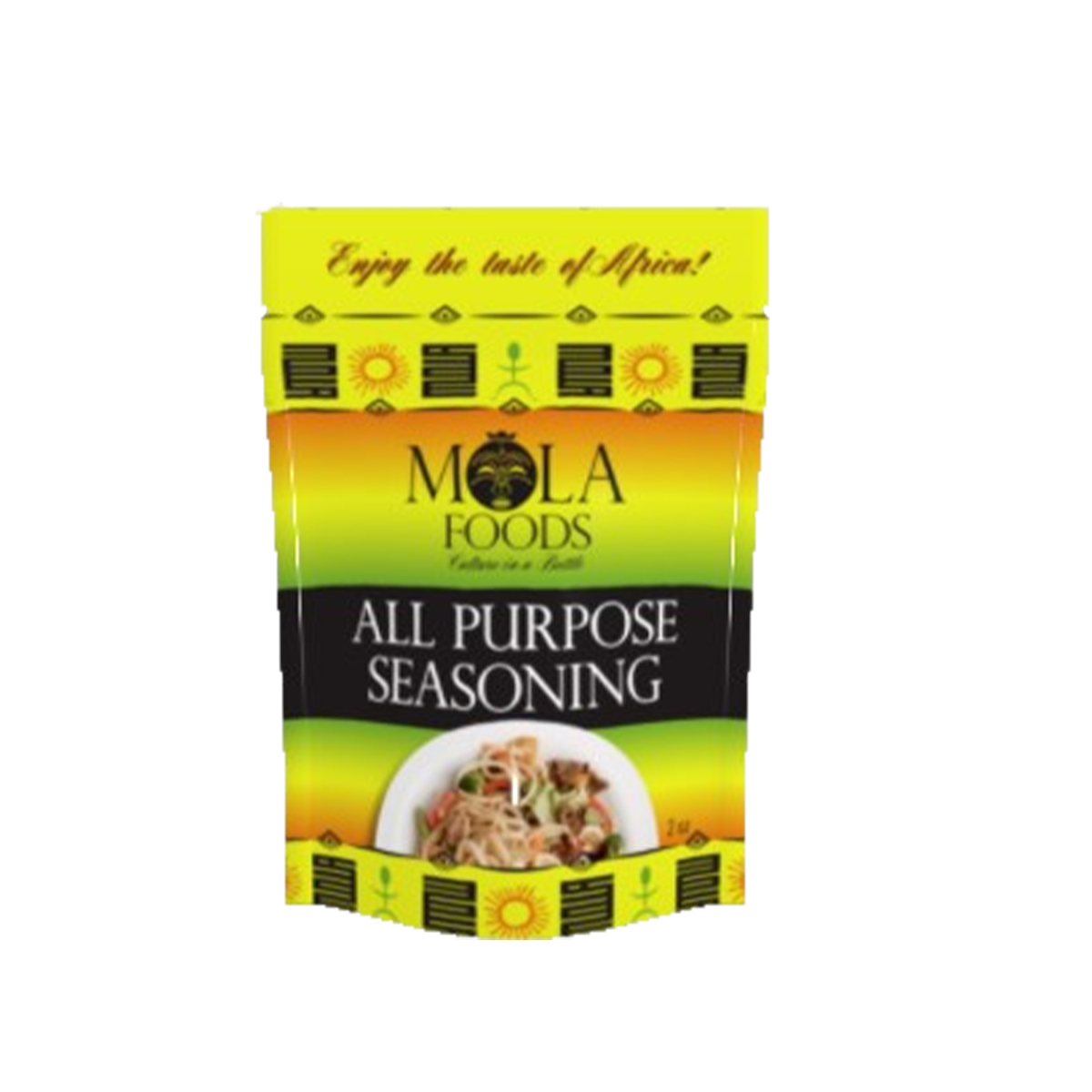 Mola Foods All Purpose Seasoning - Case of 12 - 2 oz